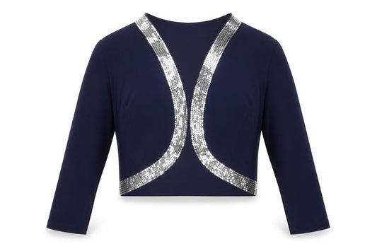 Nina Leonard Womens Blue Round Neck Polyester Cardigan Jumper Size L