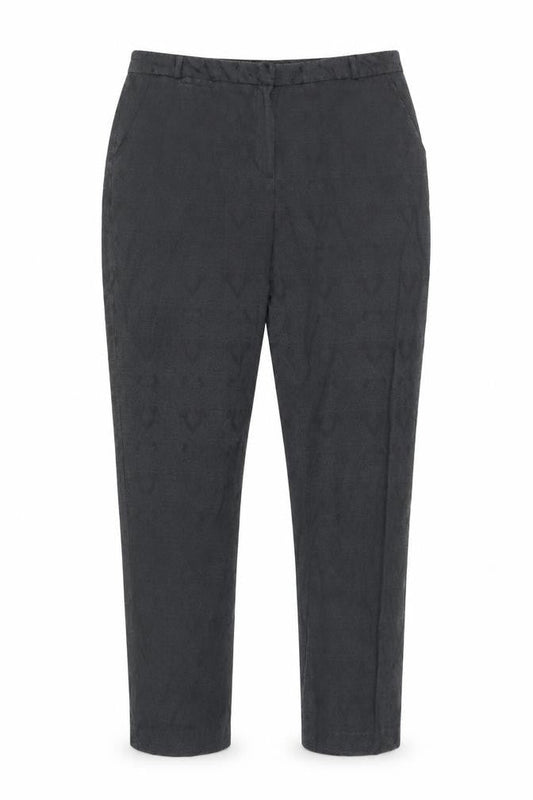 Atmosphere Womens Black Floral Polyester Bloomer Trousers Size 18 L28 in Regular Hook & Eye - Flowers