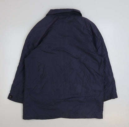 Marks & Spencer Womens Grey Jacket Coat Size 14 Button