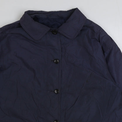 Marks & Spencer Womens Grey Jacket Coat Size 14 Button