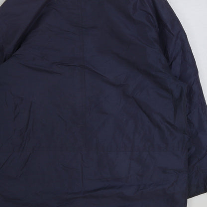 Marks & Spencer Womens Grey Jacket Coat Size 14 Button