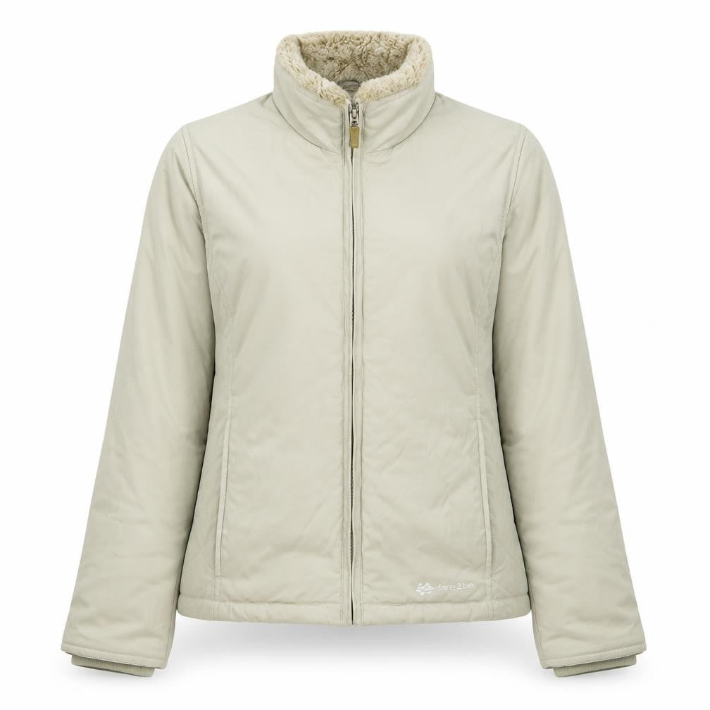 Dare2Be Womens Ivory Jacket Coat Size 12 Zip