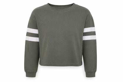 H&M Girls Green Cotton Pullover Sweatshirt Size 11-12 Years Pullover