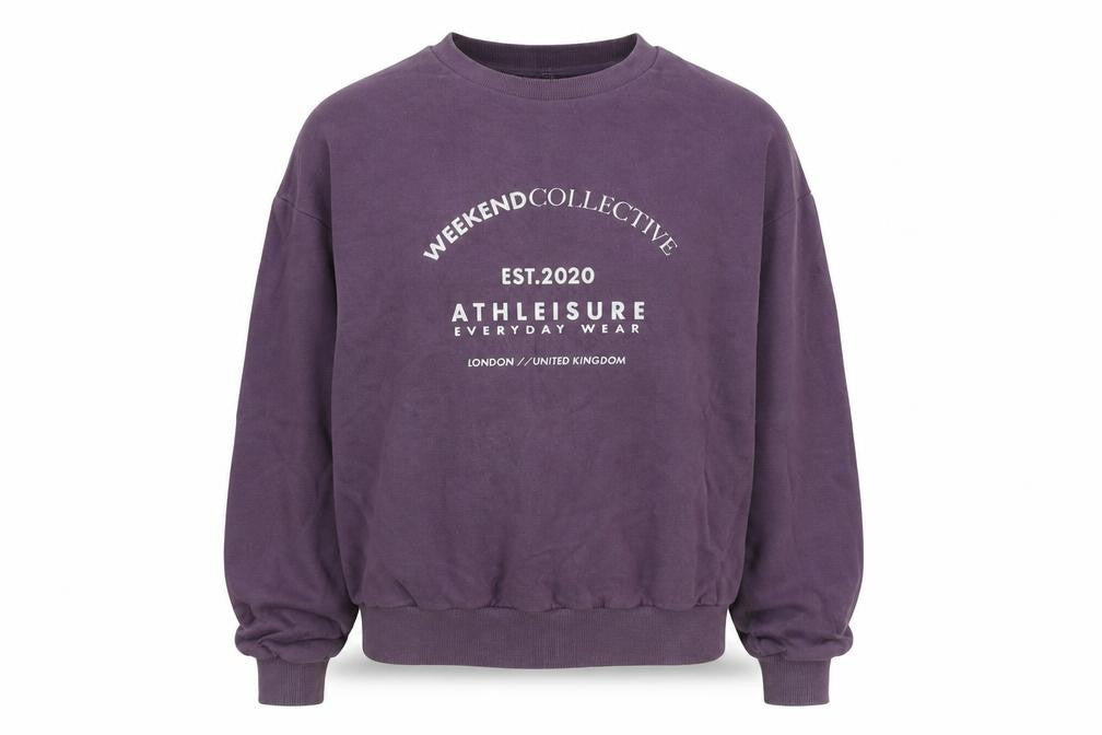 ASOS Womens Purple Polyester Pullover Sweatshirt Size 12 Pullover - Weekend