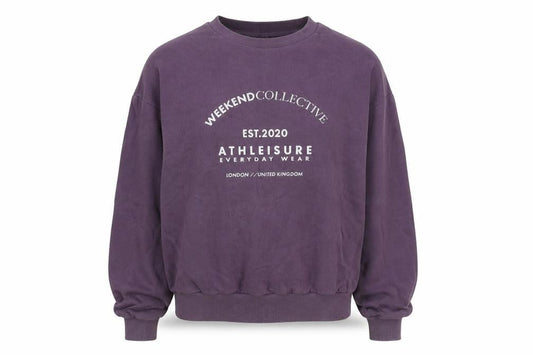 ASOS Womens Purple Polyester Pullover Sweatshirt Size 12 Pullover - Weekend