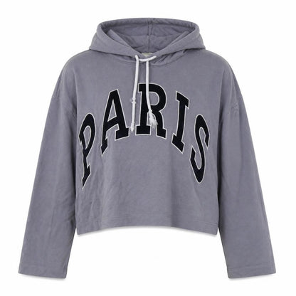 H&M Womens Grey Cotton Pullover Hoodie Size M Pullover - Paris