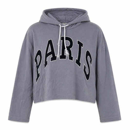 H&M Womens Grey Cotton Pullover Hoodie Size M Pullover - Paris