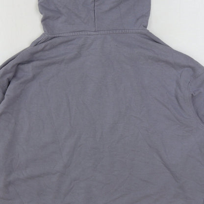 H&M Womens Grey Cotton Pullover Hoodie Size M Pullover - Paris