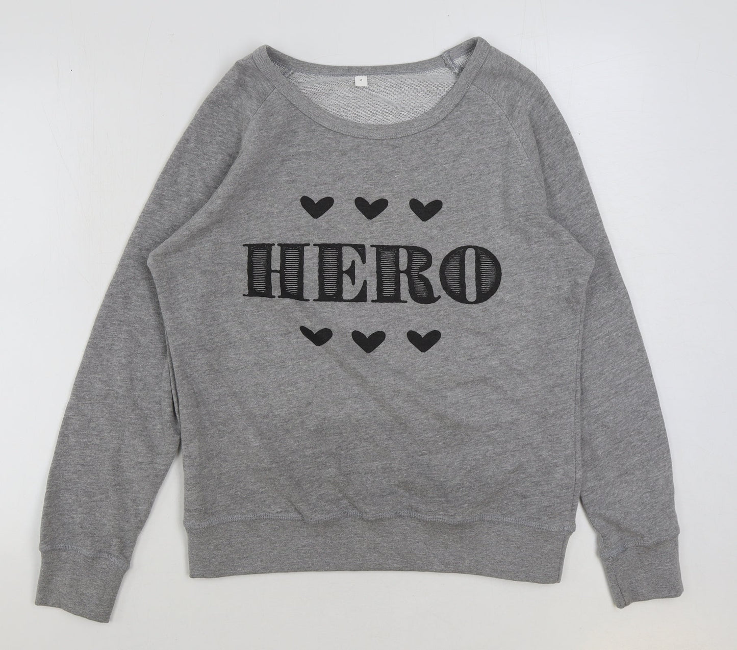 Mantis Womens Grey Cotton Pullover Sweatshirt Size M Pullover - Hero