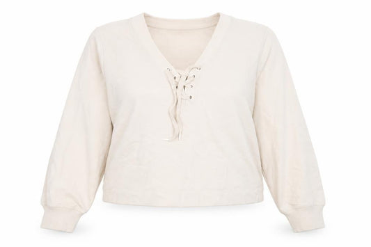 Marks and Spencer Womens Beige Cotton Pullover Sweatshirt Size M Pullover