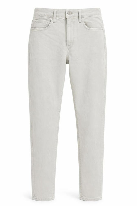 Marks & Spencer Womens Grey Cotton Skinny Jeans Size 30 in L29 in Regular Tie