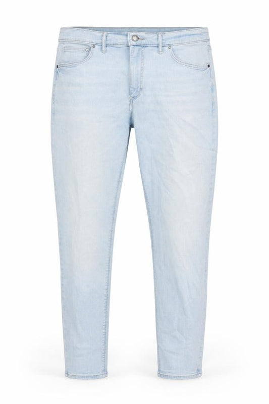 Marks & Spencer Womens Blue Cotton Skinny Jeans Size 38 in L30.5 in Regular Zip