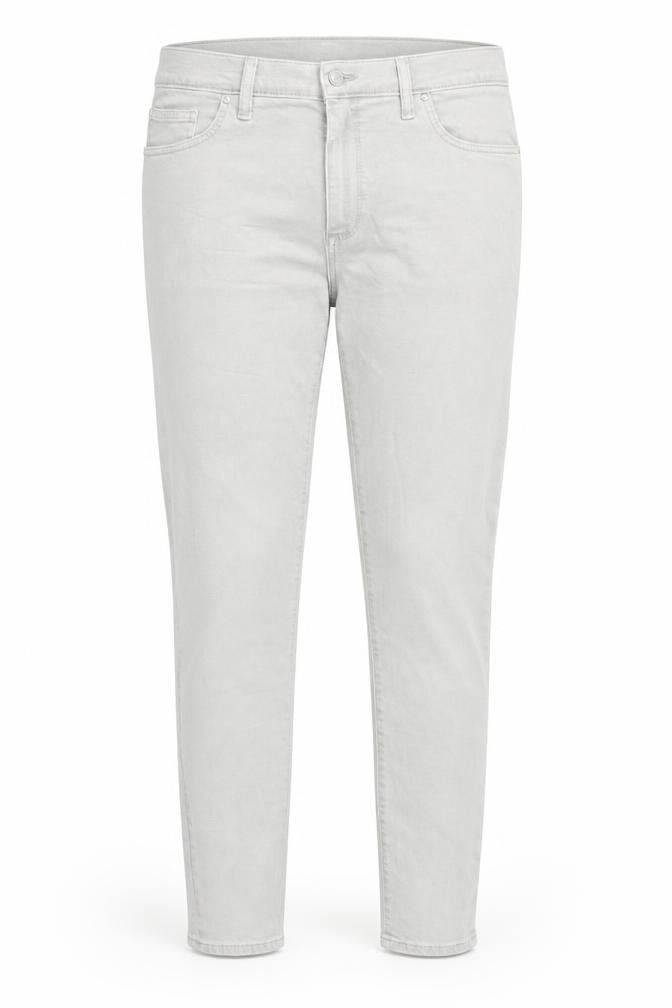 Marks & Spencer Womens Grey Cotton Skinny Jeans Size 40 in L30.5 in Regular Zip