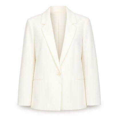 St Michael Womens Silver Jacket Blazer Size 12 Button