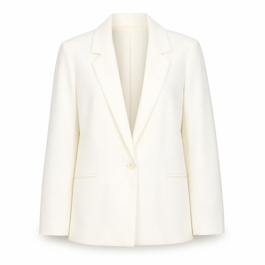 St Michael Womens Silver Jacket Blazer Size 12 Button