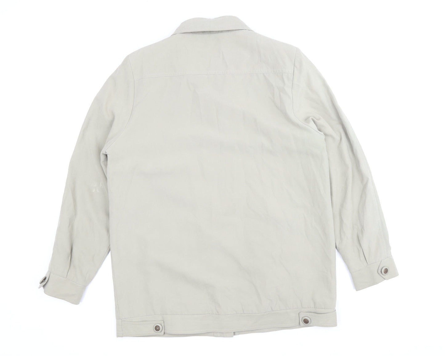 Klassik Womens Beige Jacket Size 10 Button