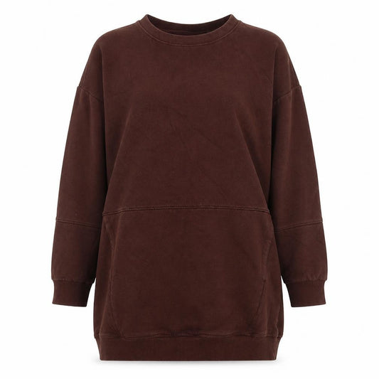 NEXT Womens Brown Cotton Pullover Sweatshirt Size S Pullover
