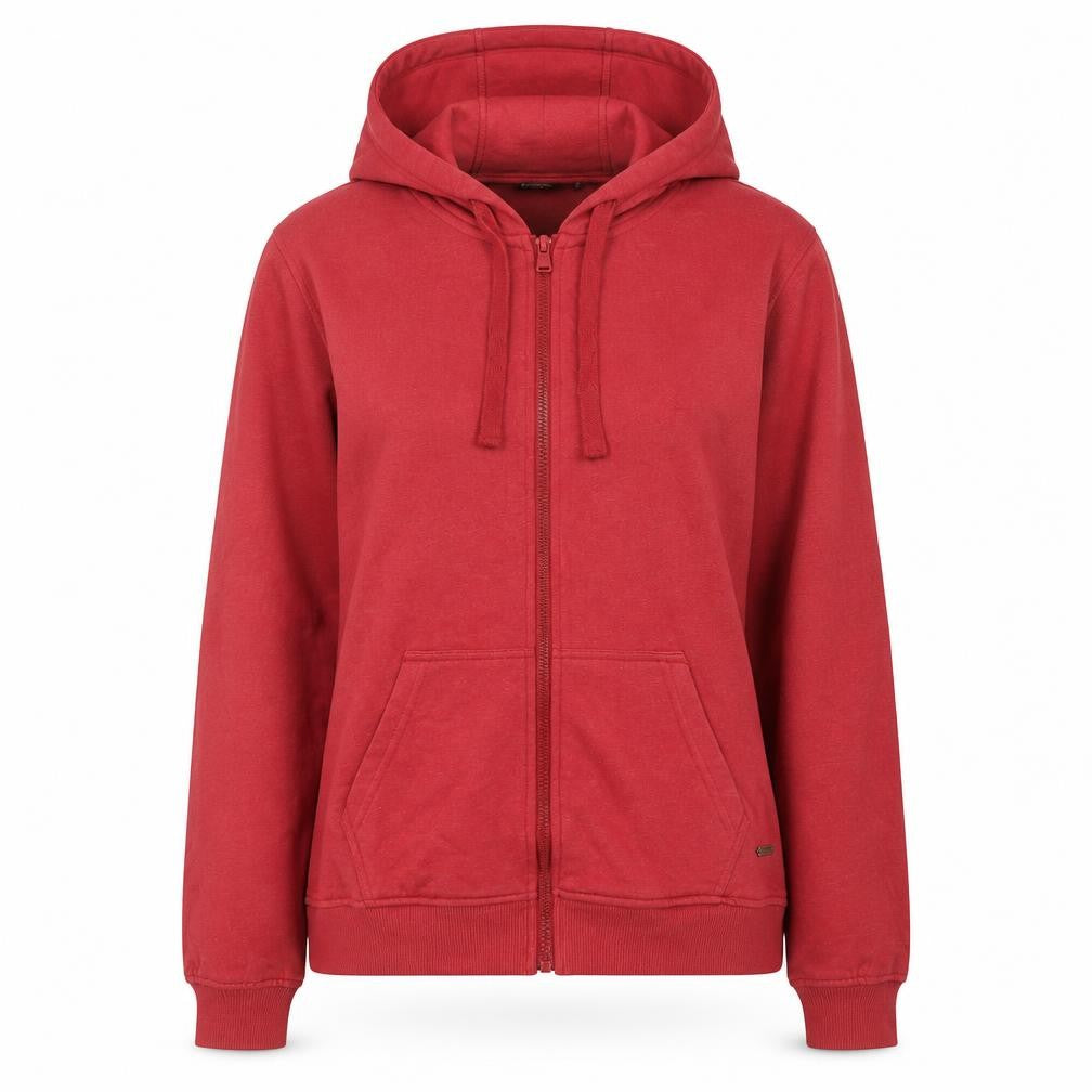 Roadster Womens Red Cotton Blend Full Zip Hoodie Size M Zip