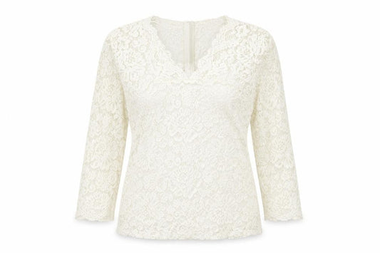 Diego Reiga Womens White Floral Viscose Basic T-Shirt Size 8 V-Neck
