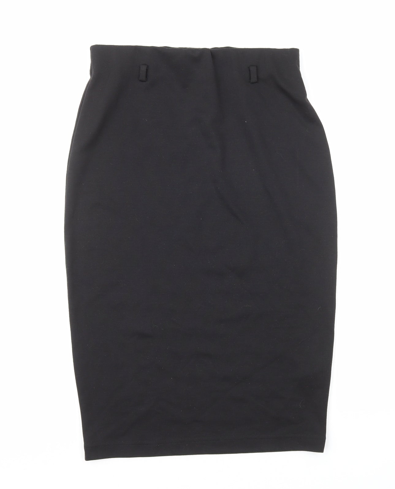 South Womens Black Polyester Straight & Pencil Skirt Size 12