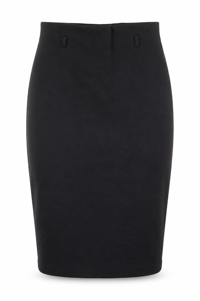 South Womens Black Polyester Straight & Pencil Skirt Size 12