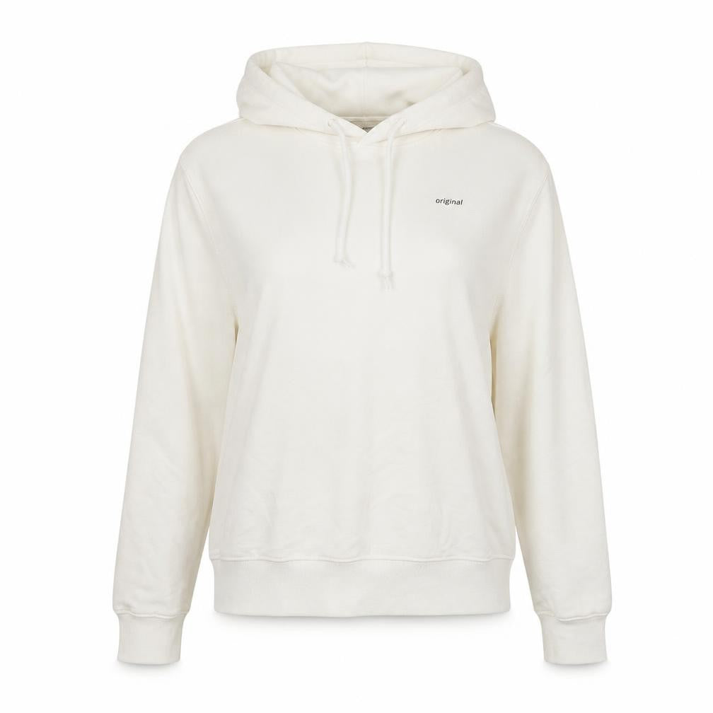 H&M Womens Ivory Cotton Pullover Hoodie Size S Pullover - Original
