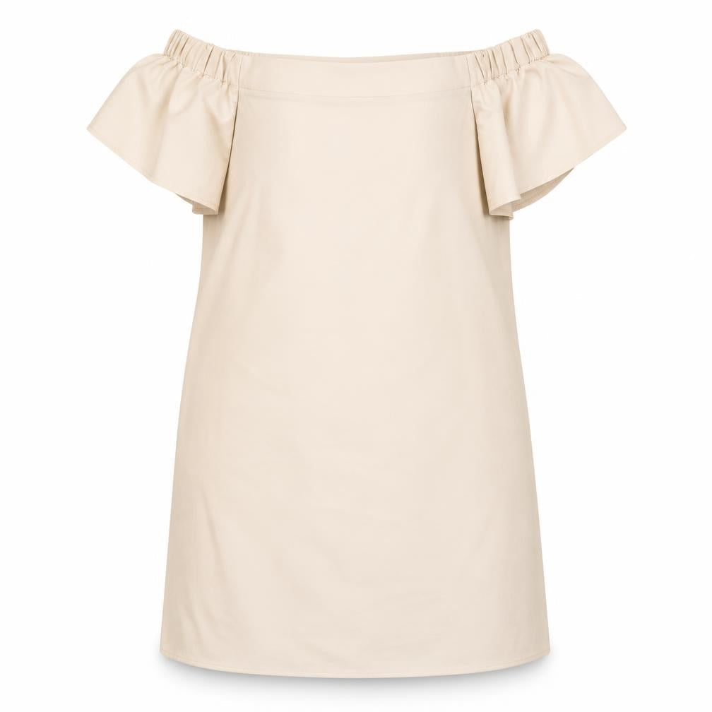 La Redoute Womens Pink Polyester Sheath Size 14 Off the Shoulder Pullover
