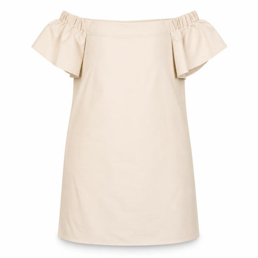La Redoute Womens Pink Polyester Sheath Size 14 Off the Shoulder Pullover