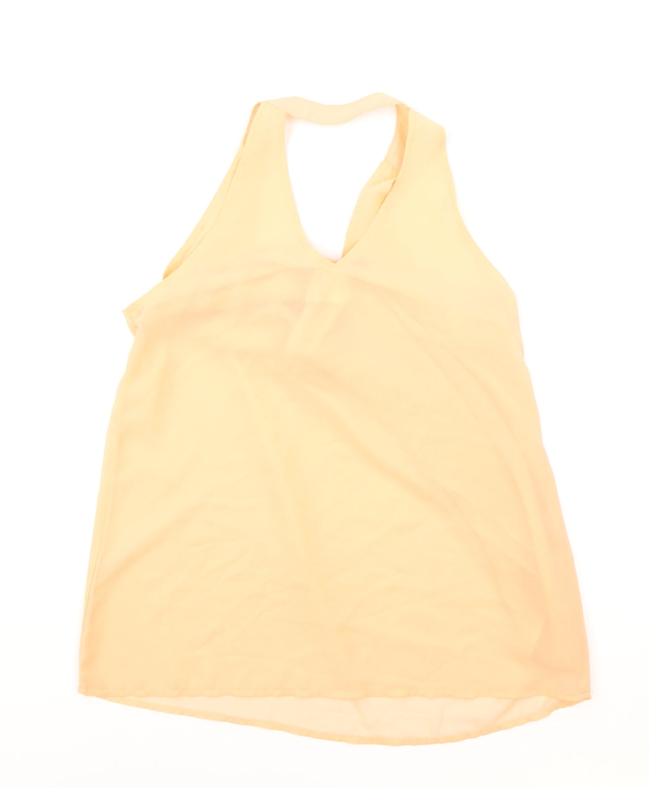 Quiz Womens Pink Viscose Basic Tank Size 8 Scoop Neck