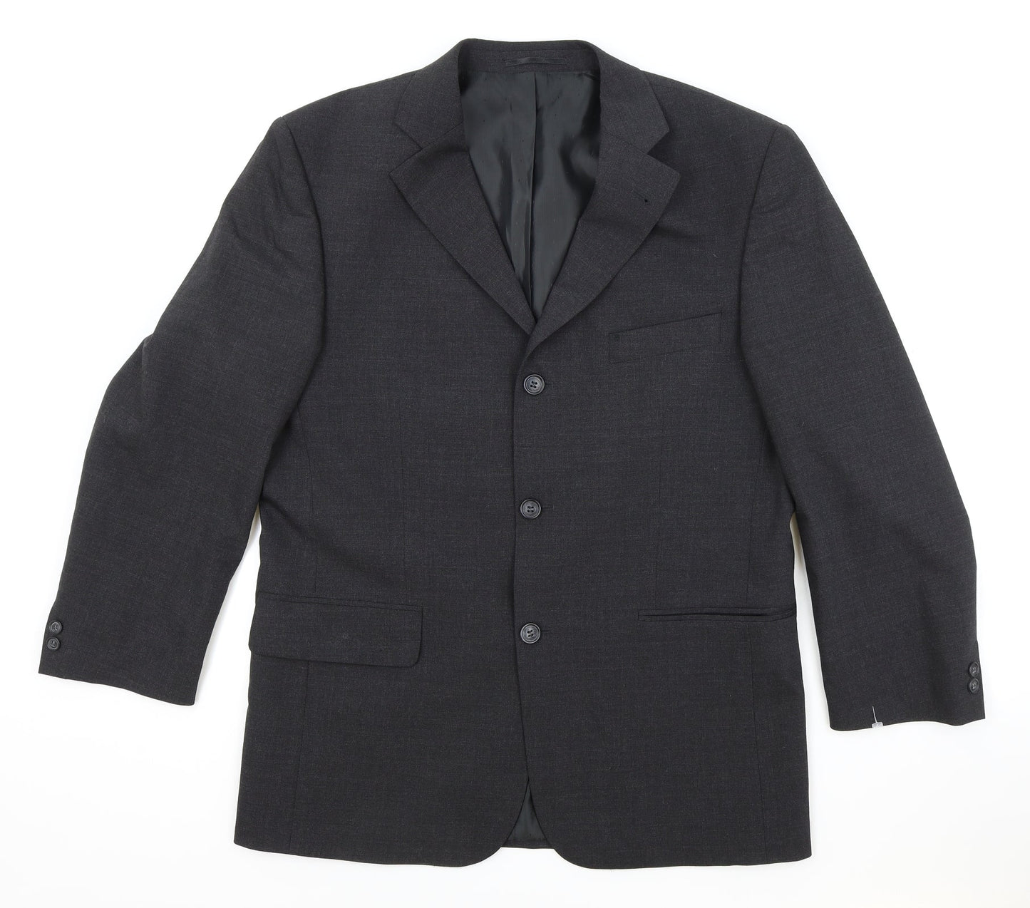 Taylor and Wright Mens Grey Polyester Jacket Suit Jacket Size 40