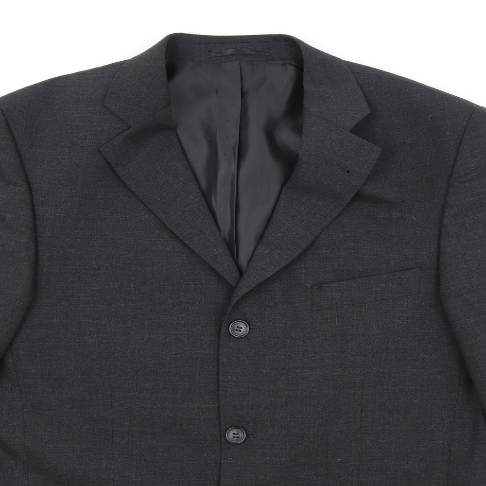 Taylor and Wright Mens Grey Polyester Jacket Suit Jacket Size 40