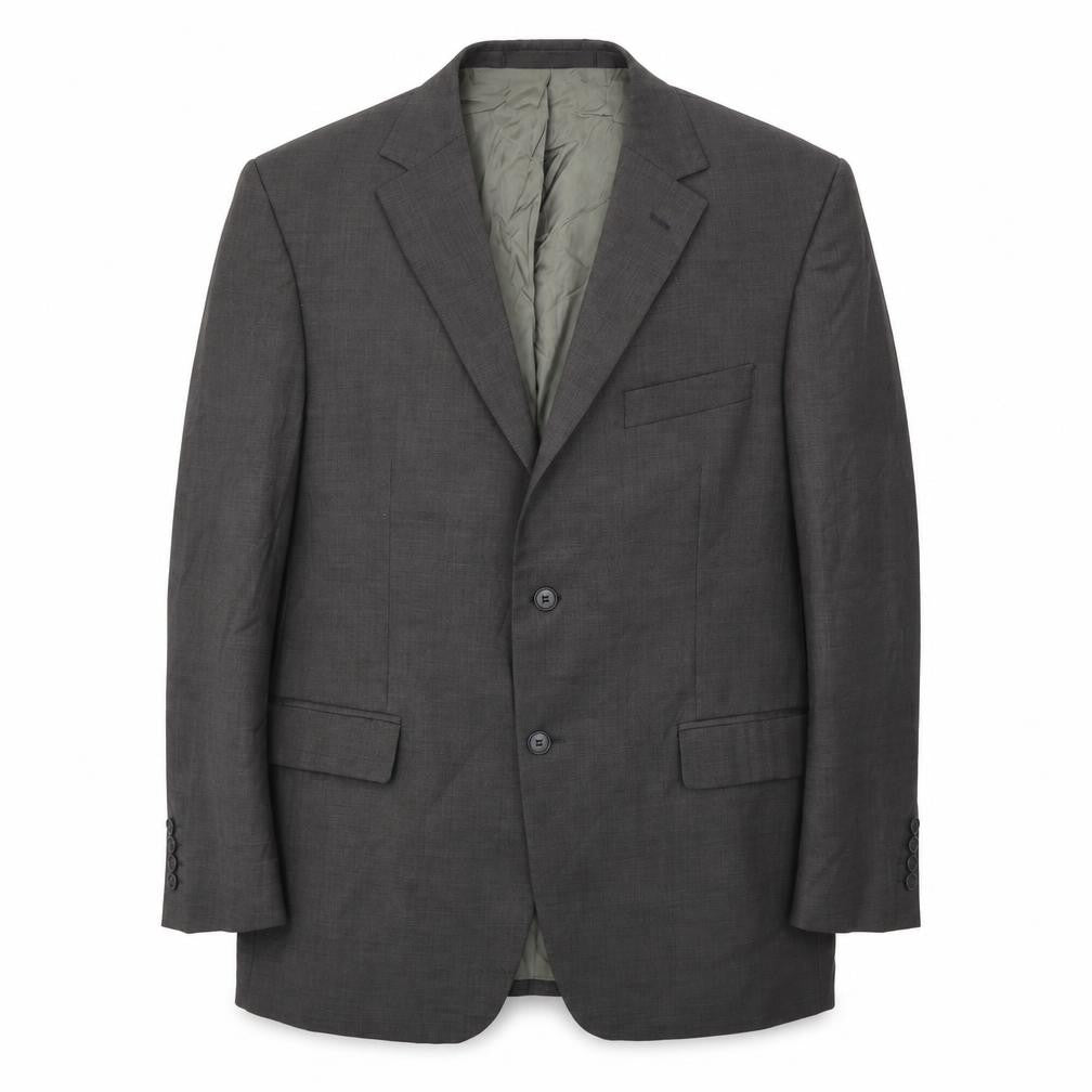 Marks & Spencer Mens Grey Wool Jacket Suit Jacket Size 42
