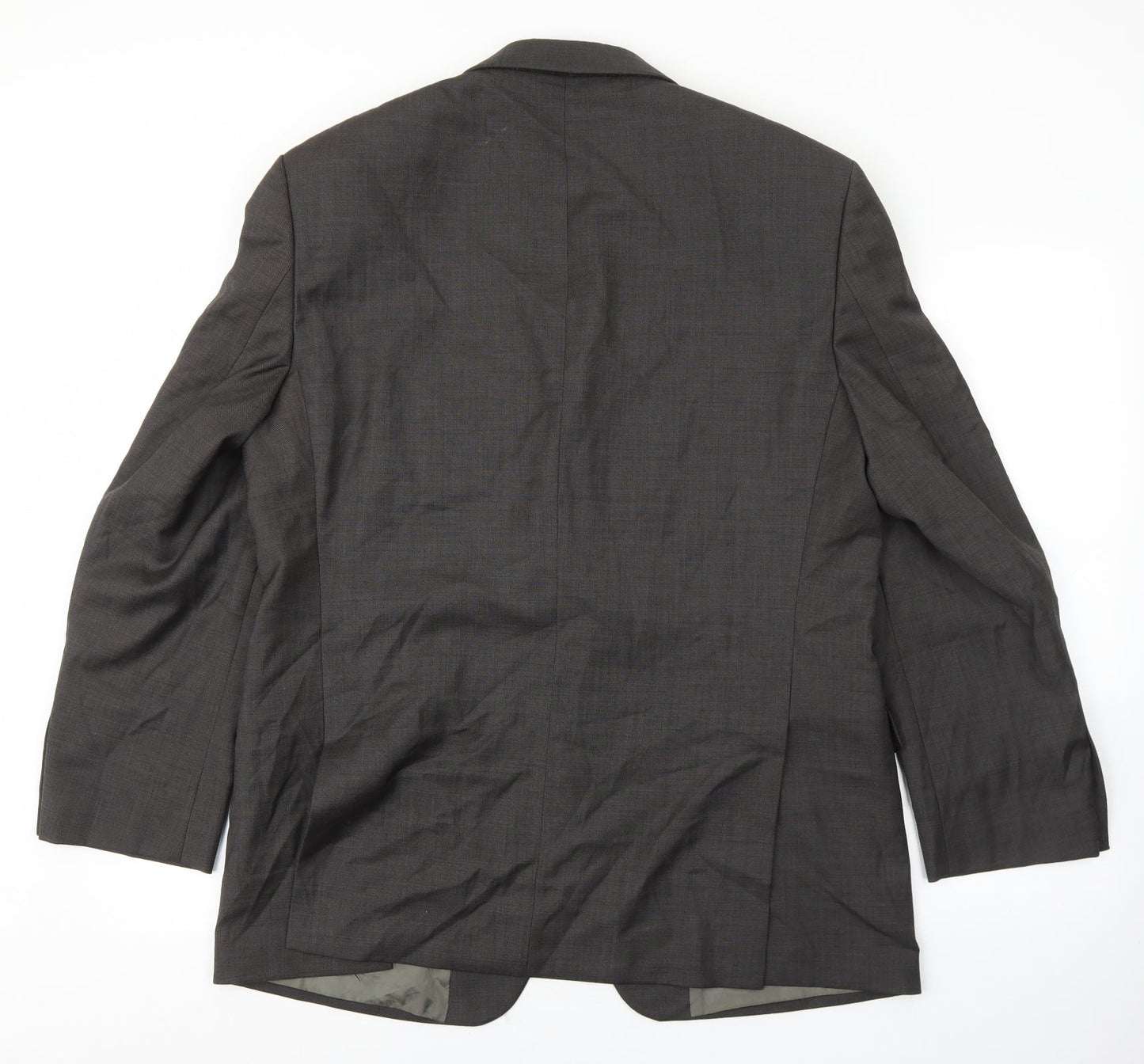 Marks and Spencer Mens Grey Wool Jacket Suit Jacket Size 42