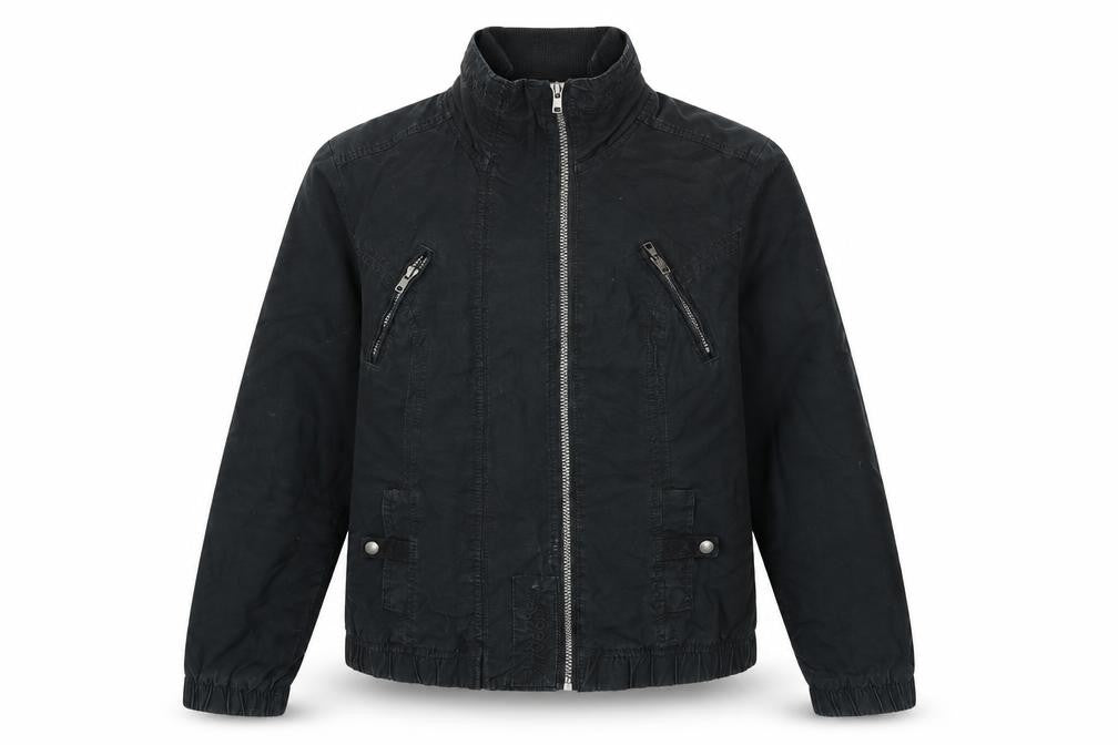 NEXT Womens Black Jacket Size 14 Zip - Marks On Sleeves