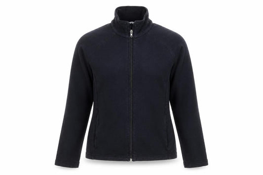 Marks and Spencer Womens Black Cotton Full Zip Sweatshirt Size 10 Zip