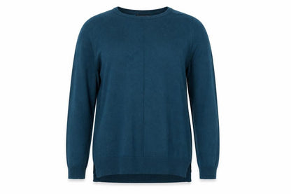 F&F Womens Blue Round Neck Acrylic Pullover Jumper Size 12