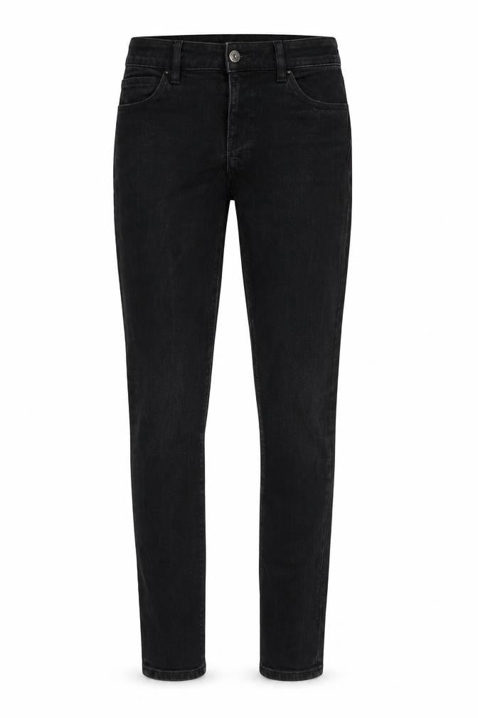 Preworn Womens Black Cotton Skinny Jeans Size 28 in L30 in Regular Button