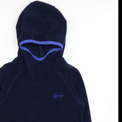 Hi Gear Womens Blue Polyester Pullover Hoodie Size 8 Pullover
