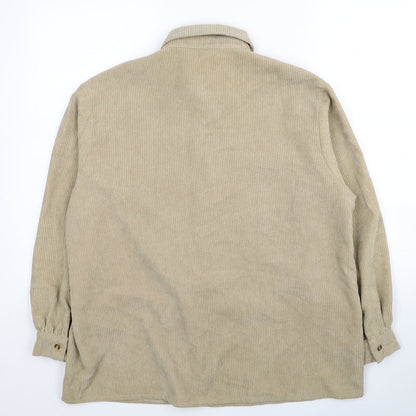 Nasty Gal Womens Beige Jacket Size 6 Button