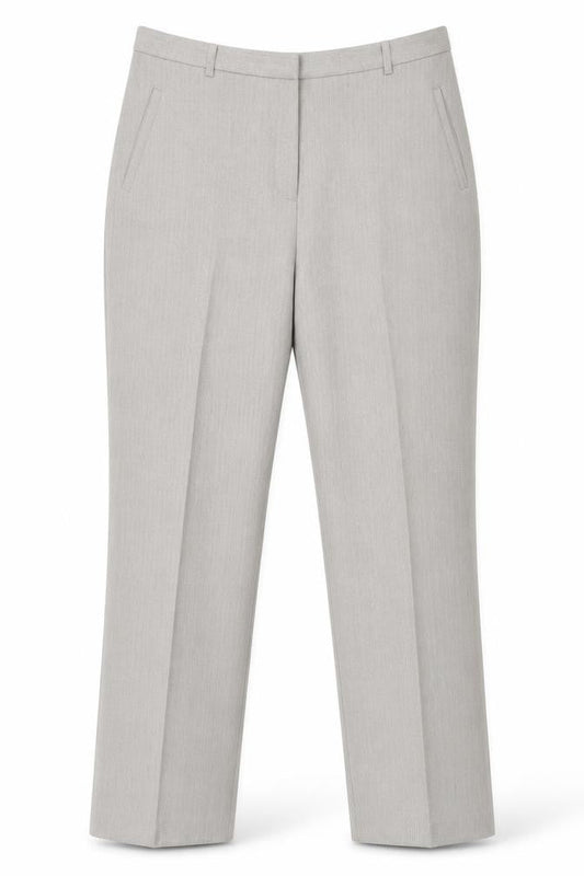 Classics Womens Grey Polyester Trousers Size 34 in L23 in Regular Zip