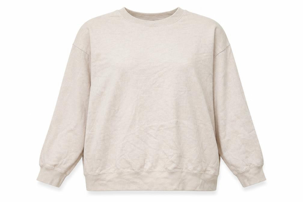 New Look Womens Brown Cotton Pullover Sweatshirt Size L Pullover