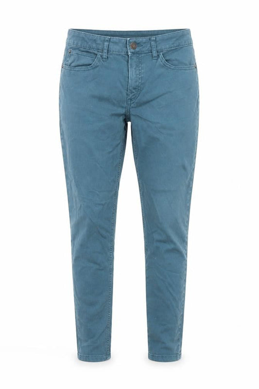 Marks & Spencer Womens Blue Cotton Skinny Jeans Size 8 L26 in Regular Zip