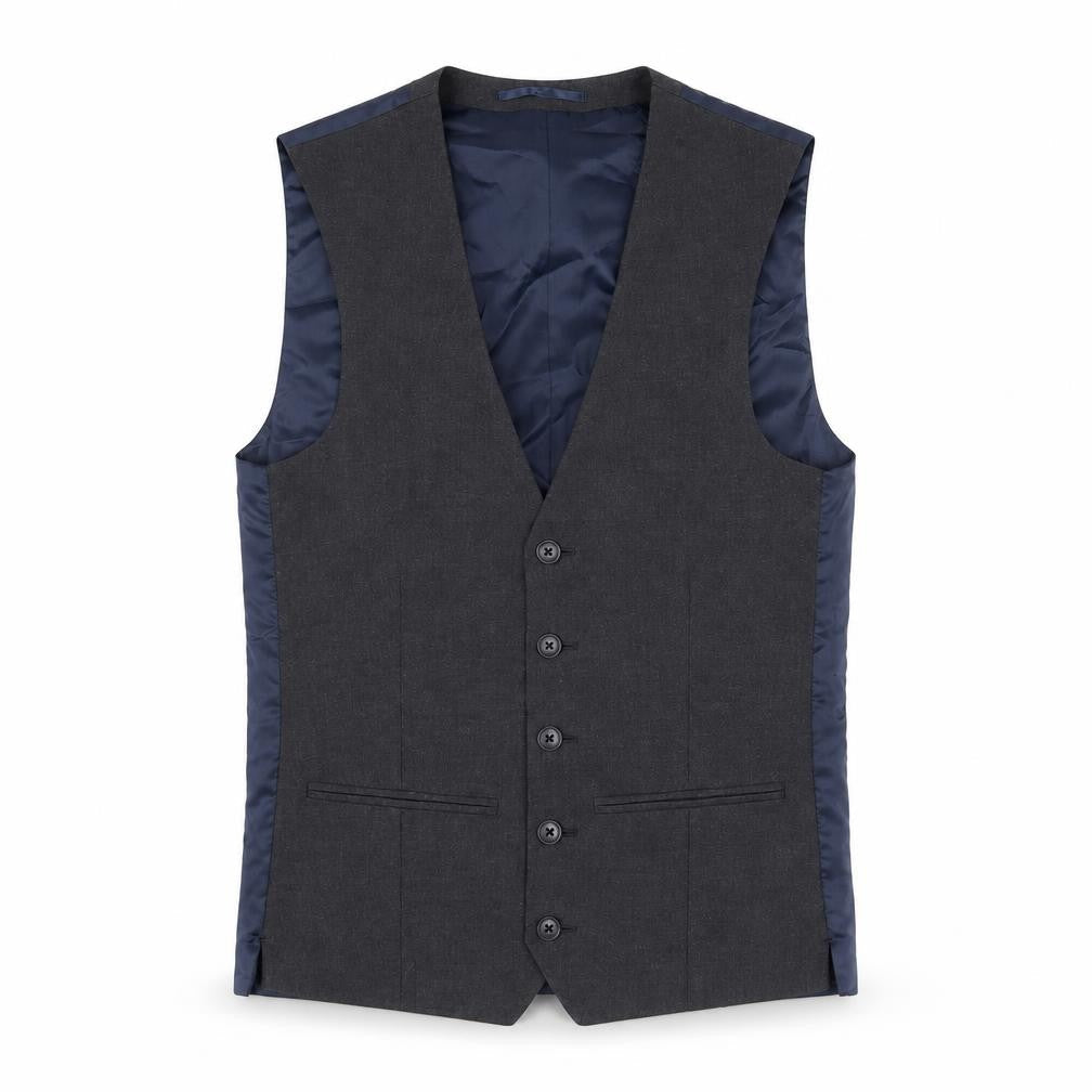 NEXT Mens Blue Polyester Jacket Suit Waistcoat Size S