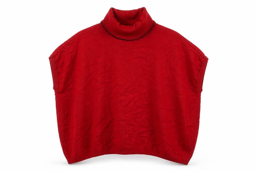 NEXT Womens Red High Neck Acrylic Pullover Jumper Size M