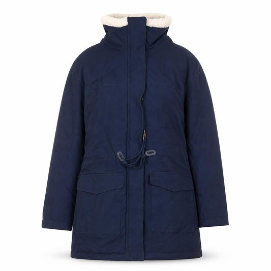 Per Una Womens Blue Parka Coat Size 8 Zip