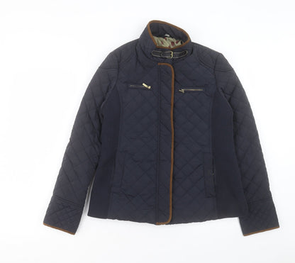 F&F Womens Blue Jacket Size 10 Zip