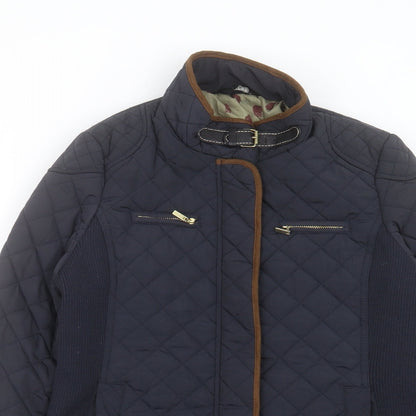 F&F Womens Blue Jacket Size 10 Zip