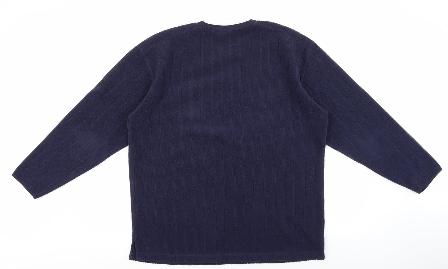Nx sport Mens Blue Polyester Pullover Sweatshirt Size M