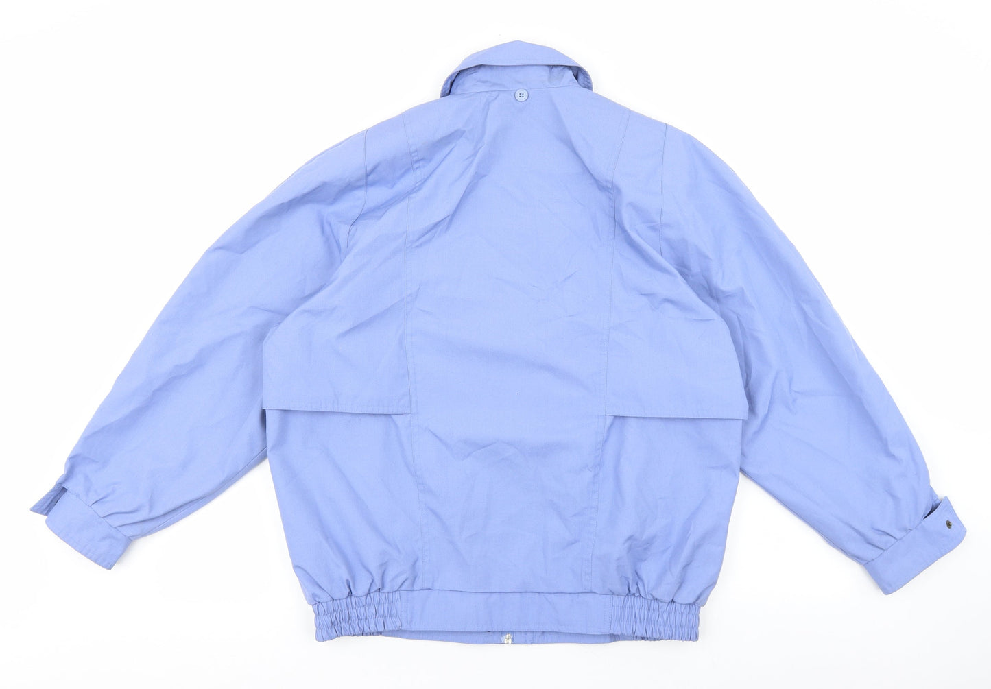 Ferracini Womens Blue Jacket Size 10 Zip