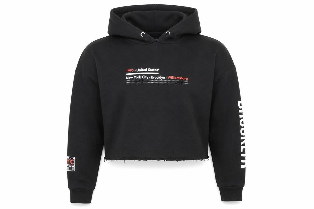 915 Generation Girls Black Polyester Pullover Hoodie Size 14-15 Years Pullover